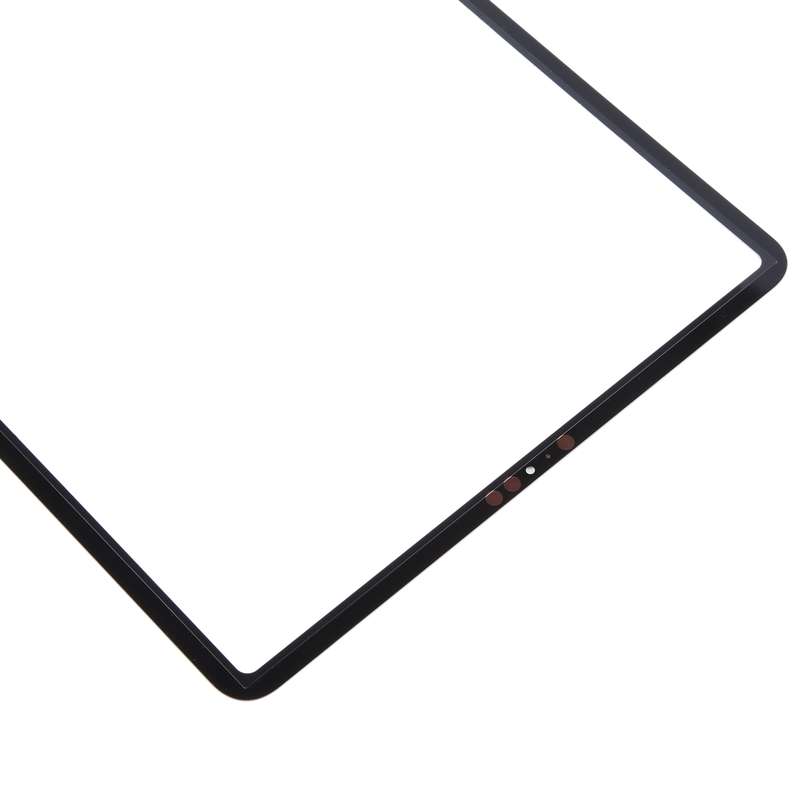 For iPad Pro 12.9 2018 2020 Front Screen Outer Glass Lens with OCA Optically Clear Adhesive(Black)