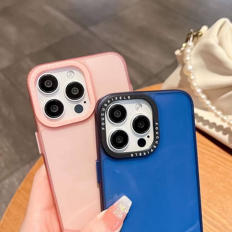For iPhone 13 Pro Two-color High Transparency Skin Feel TPU Phone Case(Blue)