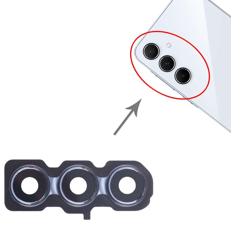 For Samsung Galaxy A55 SM-A556B 10pcs Original Rear Camera Lens Cover(Blue)
