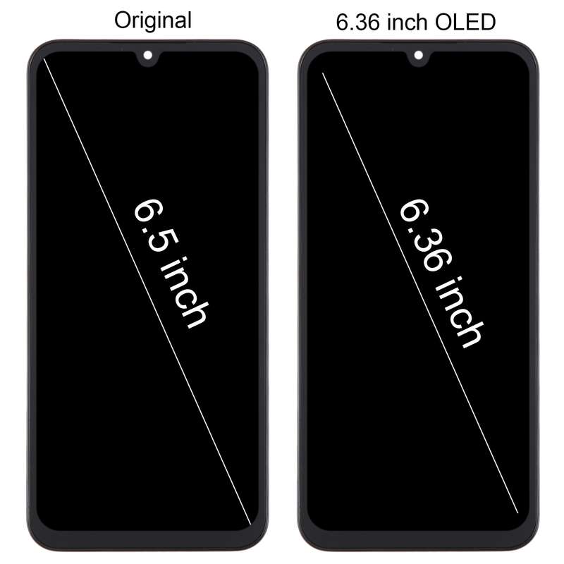 For Samsung Galaxy A15 4G SM-A155F 6.36inch OLED LCD Screen Digitizer Full Assembly with Frame
