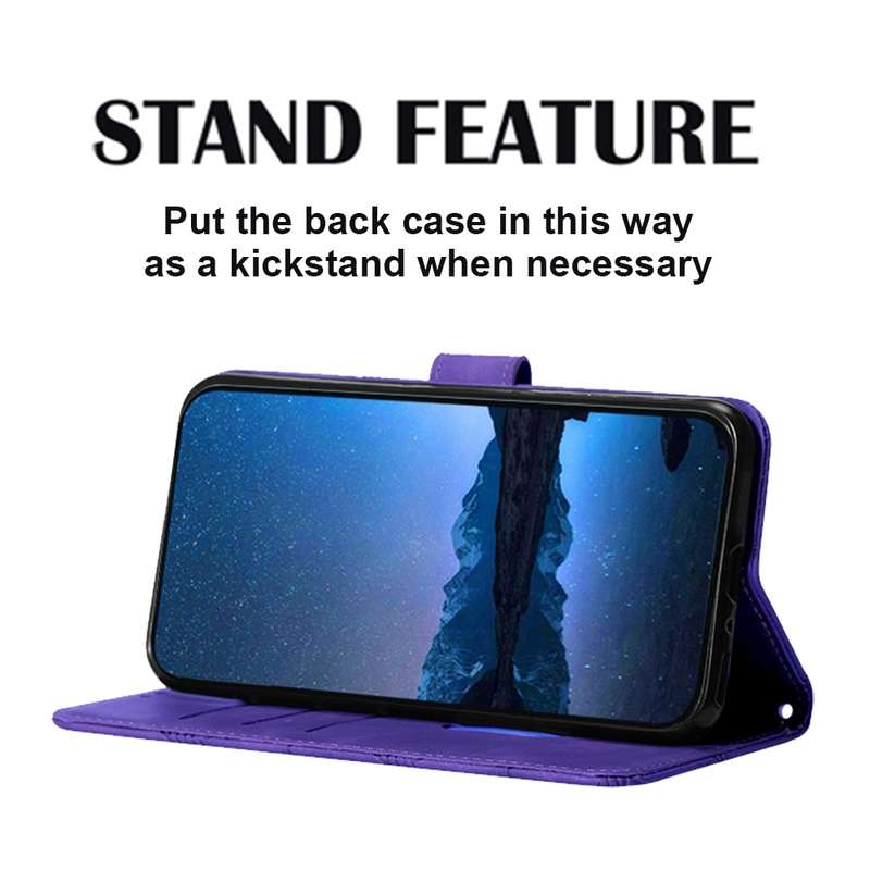 For vivo iQOO Z9 5G / iQOO Z9 Turbo 5G Crossbody 3D Embossed Flip Leather Phone Case(Purple)