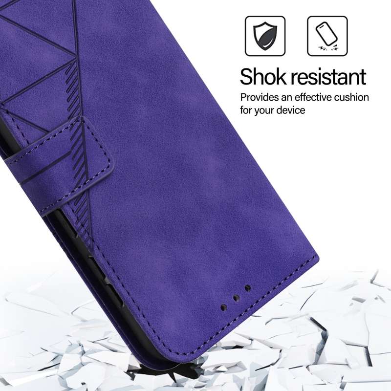 For vivo iQOO Z9 5G / iQOO Z9 Turbo 5G Crossbody 3D Embossed Flip Leather Phone Case(Purple)