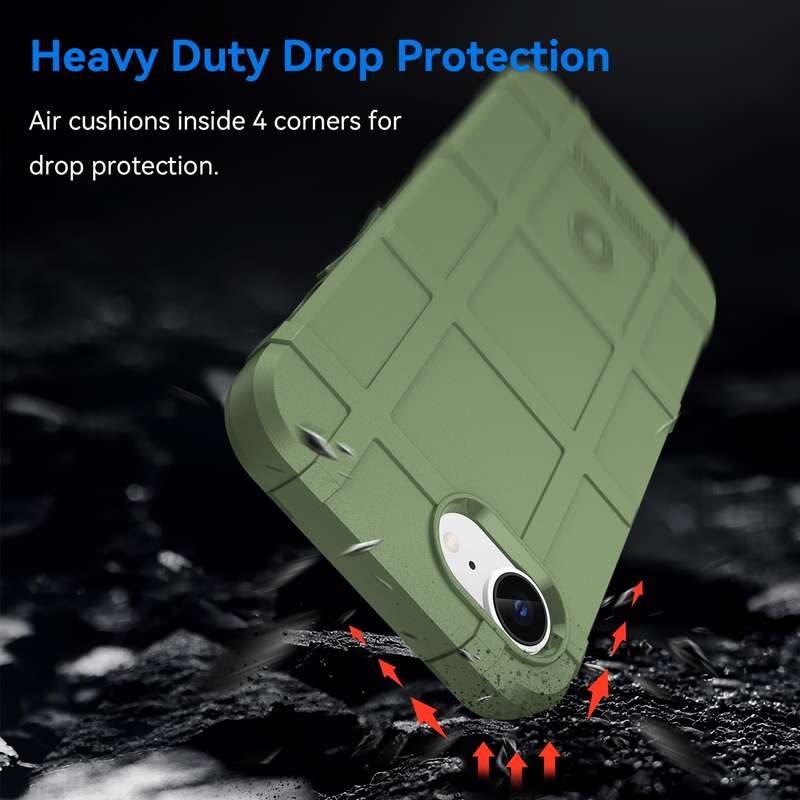 For iPhone SE 2024 Full Coverage Shockproof TPU Phone Case(Green)