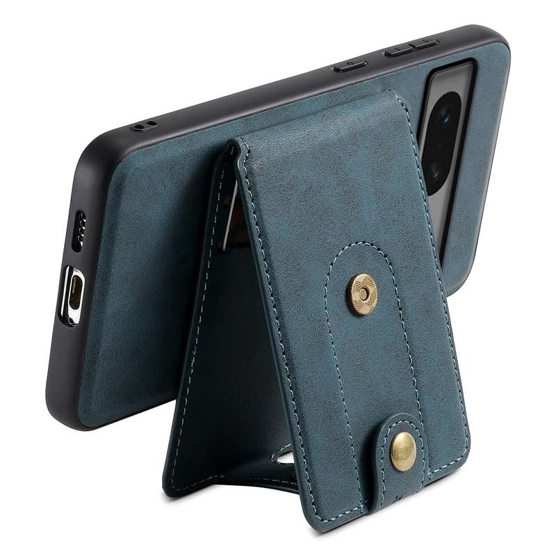 For Google Pixel 7 5G Denior D14 NK Retro Pattern MagSafe Magnetic Card Holder Leather Phone Ca