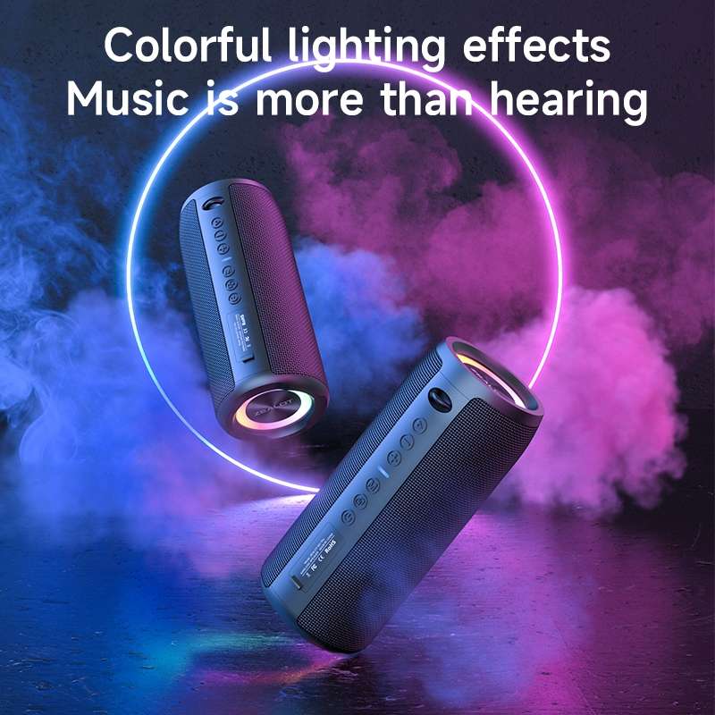 Zealot S51 Pro Shocking Bass Bluetooth Speaker with Colorful Light(Blue)