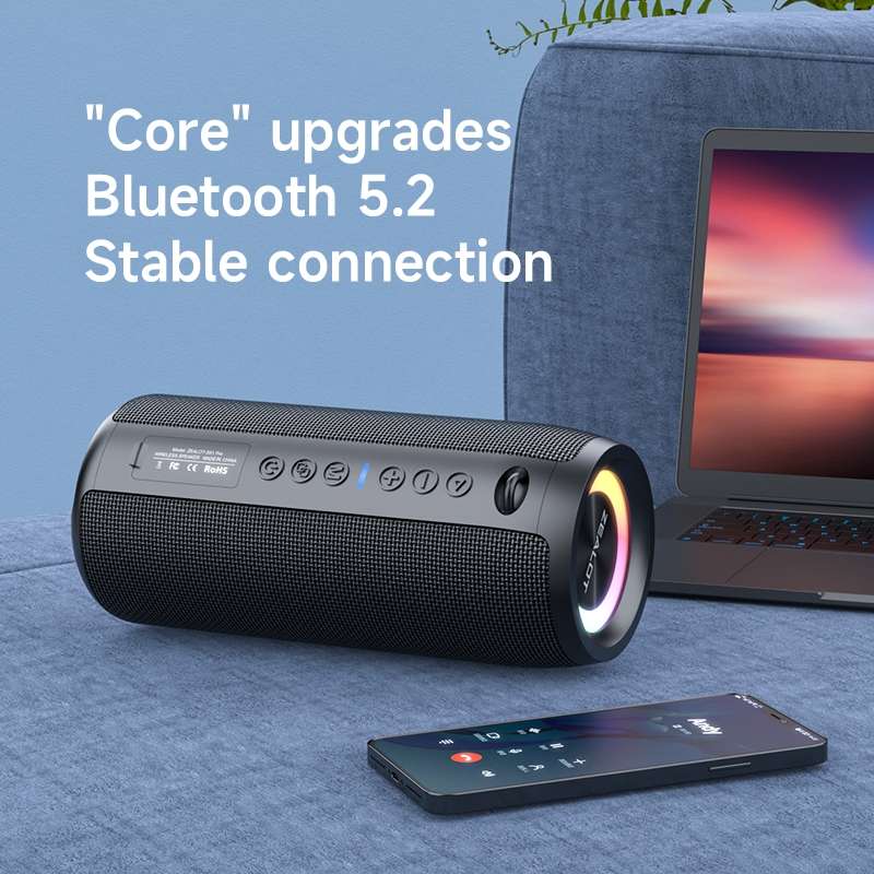 Zealot S51 Pro Shocking Bass Bluetooth Speaker with Colorful Light(Blue)