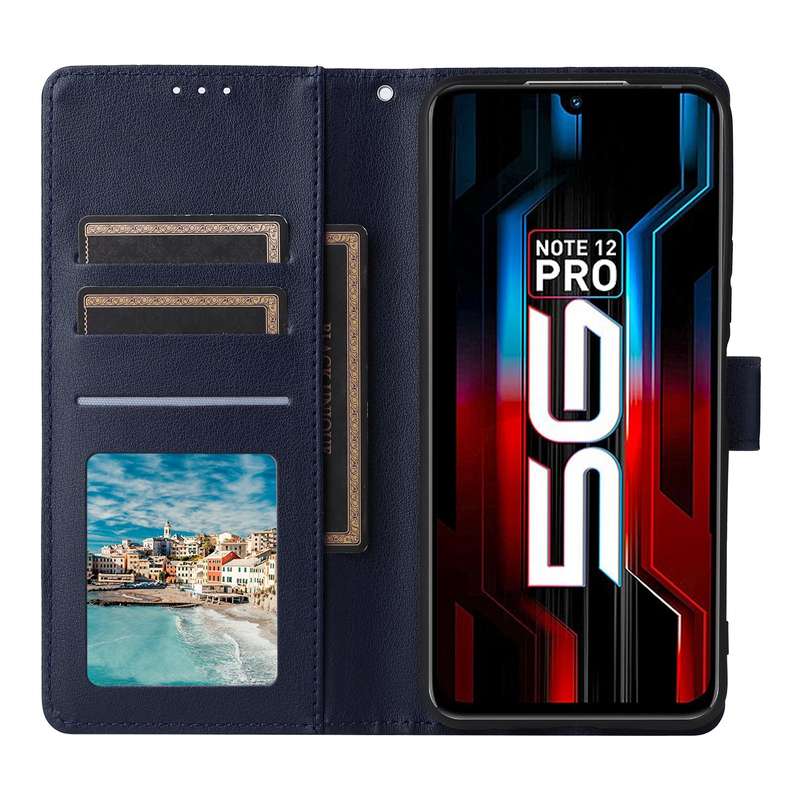 For Infinix Note 12 Pro 5G Multifunctional Horizontal Flip Leather Phone Case with Three Card S