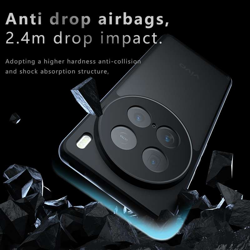 For vivo X100 Ultra Armor Precise Hole PC Hybrid TPU Phone Case(Transparent)