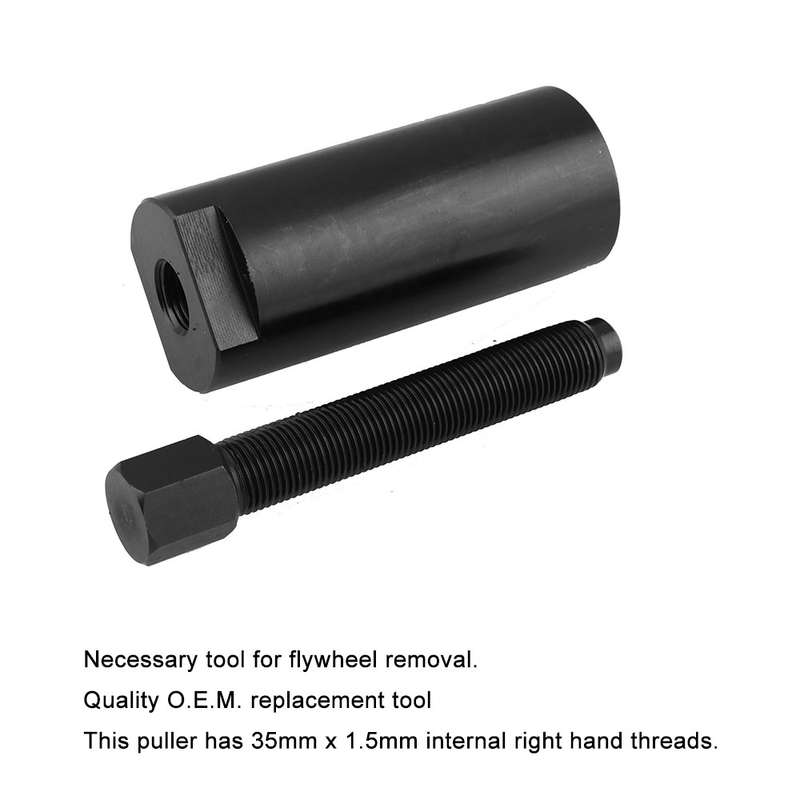 Motorcycle Repair Tools Ivory Flywheel Puller Remover for Yamaha, Size:35mm