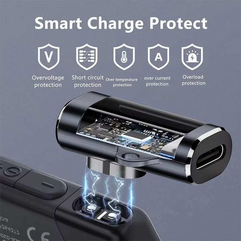 For Shokz Bone Conduction Bluetooth Earphone Charging Conversion Adapter, Interface:8 Pin Side