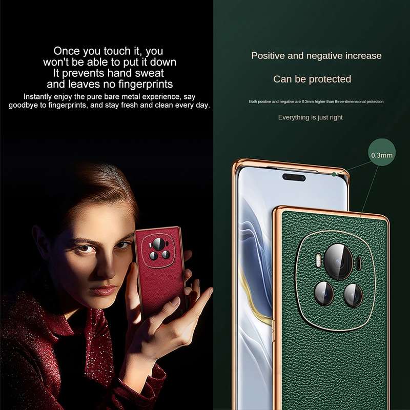 For Honor Magic5 Pro SULADA TPU + Litchi Texture Leather Phone Case(Black)