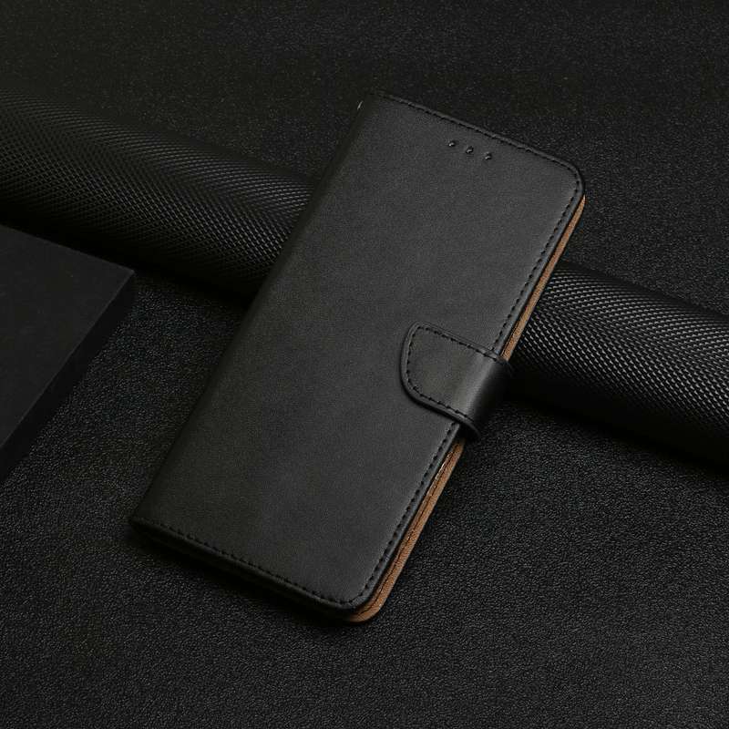For Sharp Aquos Wish 4 Genuine Leather Fingerprint-proof Flip Phone Case(Black)