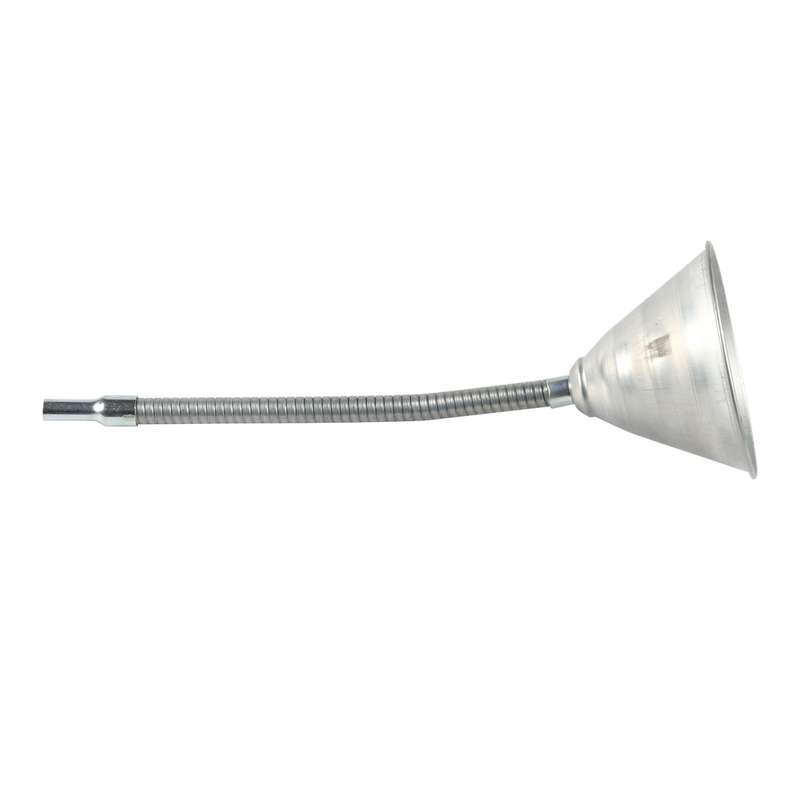 Car / Motorcycle / Yacht Steel Elbow Universal Refueling Funnel with Filter(Silver)