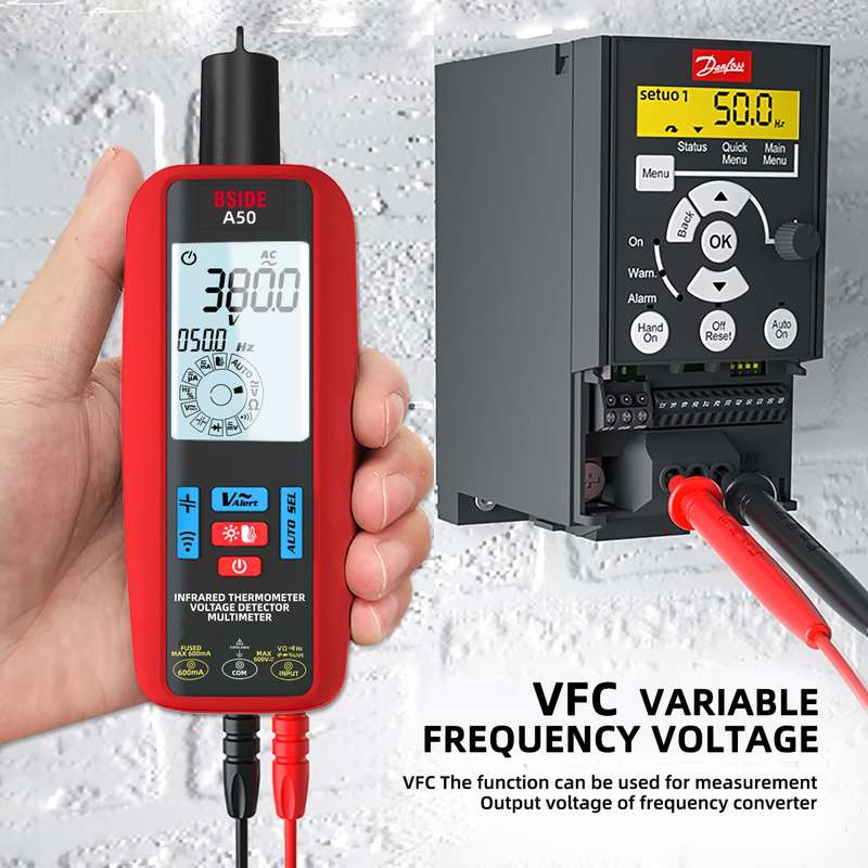 BSIDE A50 Infrared Temperature Test Digital Multimeter