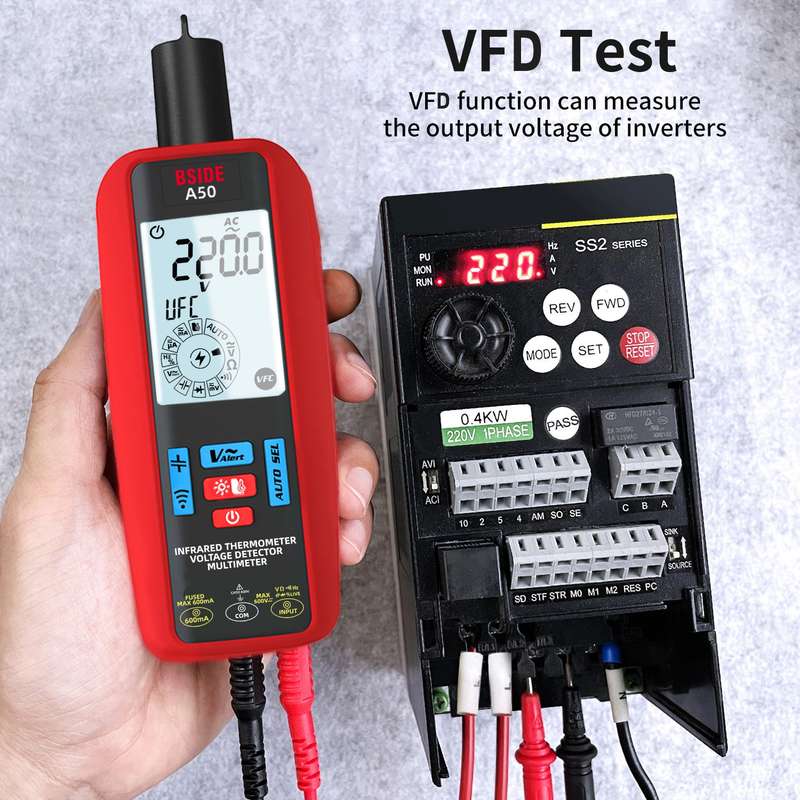 BSIDE A50 Infrared Temperature Test Digital Multimeter