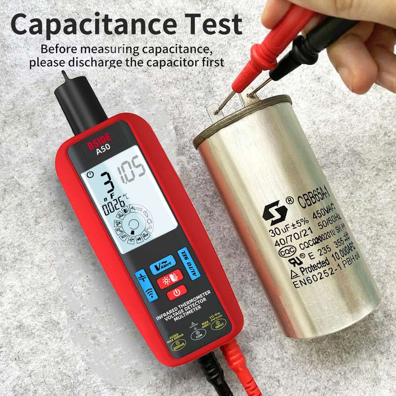 BSIDE A50 Infrared Temperature Test Digital Multimeter
