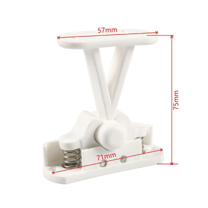 2pcs / Set RV Nylon Buffer Door Stopper with Spring(White)