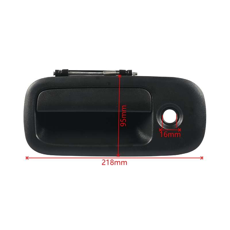 Car Left Front Door Outside Handle for Chevrolet Express 1500 25942271(Black)