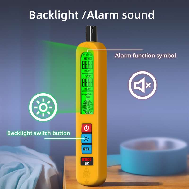 BSIDE G2 Portable Air Quality Detector Indoor Formaldehyde Tester