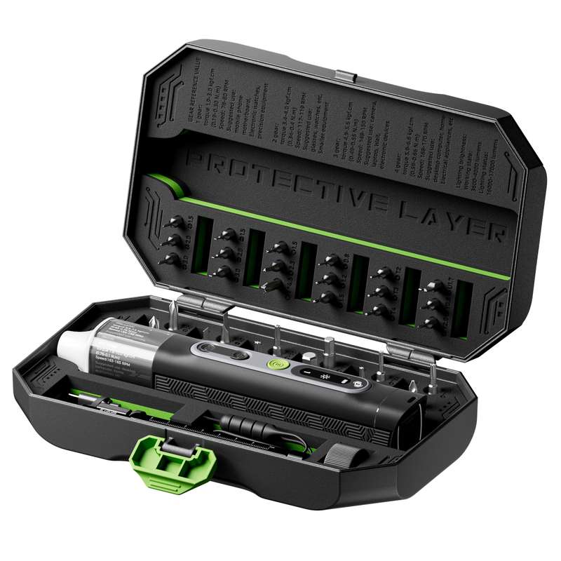 JAKEMY JM-8196 35 in 1 Dual Dynamics Precision Electric Screwdriver Set with Adaptive Torque / Tripl