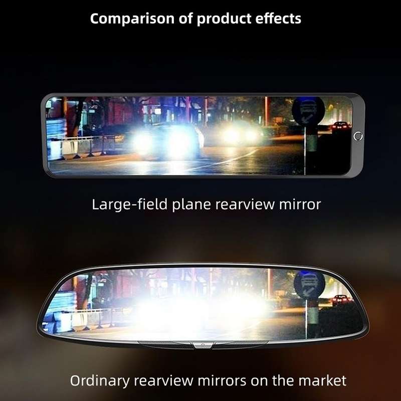 3R 3R-332 Car Panoramic Flat Rear View Mirror Interior Rear View Mirror