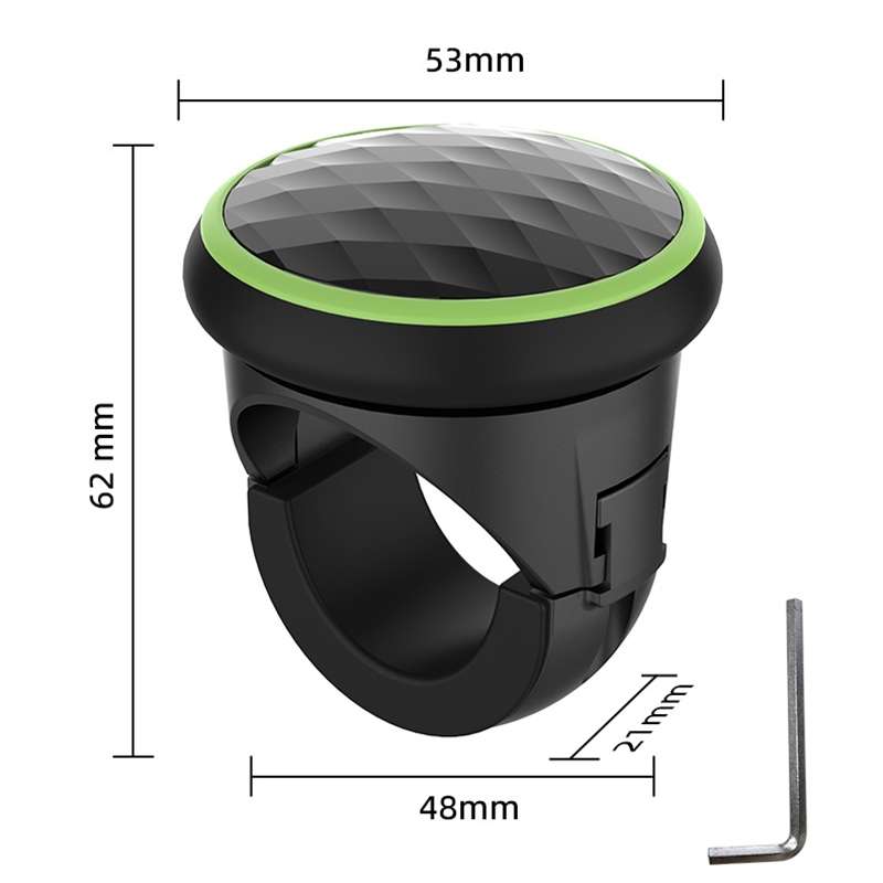 3R 3R-2253 Car Steering Wheel Booster Ball Car Steering Wheel Power Booster(Black)