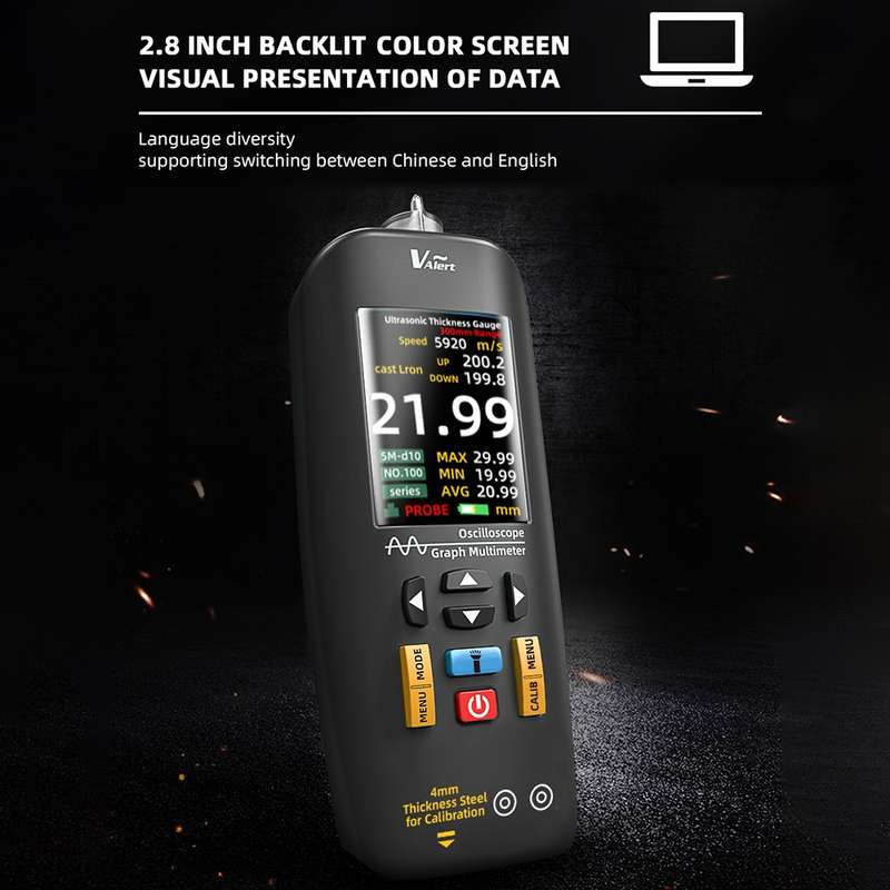 BSIDE T7 2.8 inch TFT Color Screen Ultrasonic Thickness Gauge