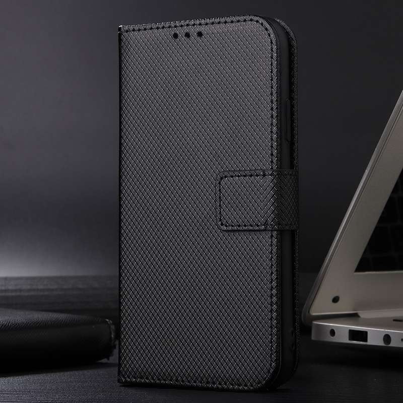 For vivo V30e 5G Diamond Texture Leather Phone Case(Black)