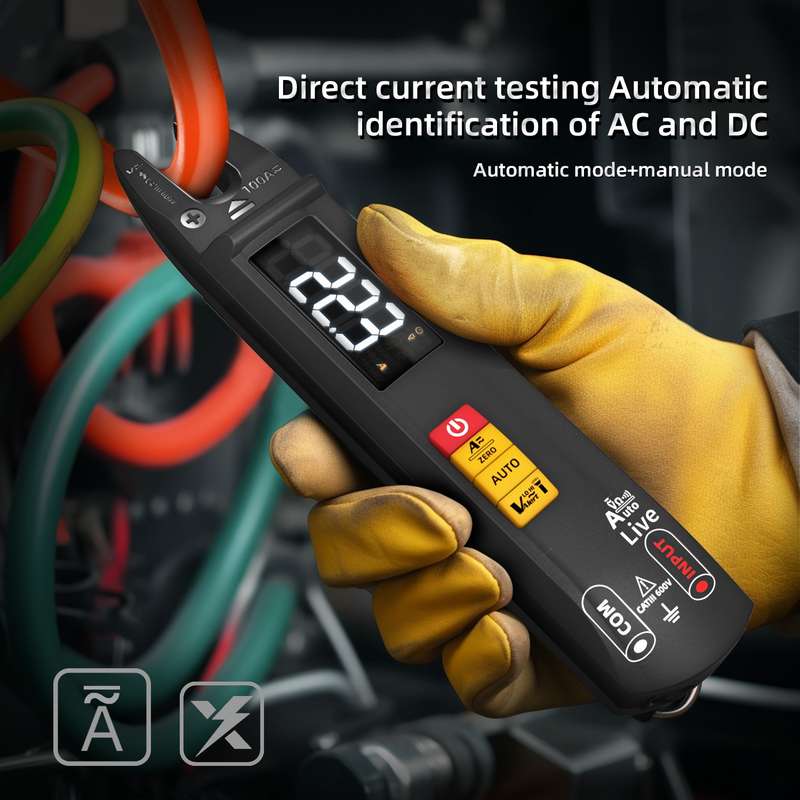 BSIDE U0 AC / DC Clamp Meter Electric Pen Current Digital Multimeter