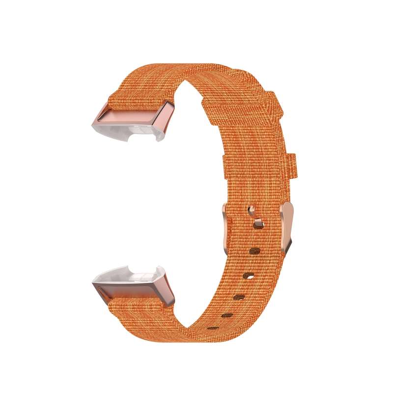 For Fitbit Charge 4 / Charge 3 / Charge3 SE Braided Nylon Watch Band Plastic Head, Size: Free Size(P
