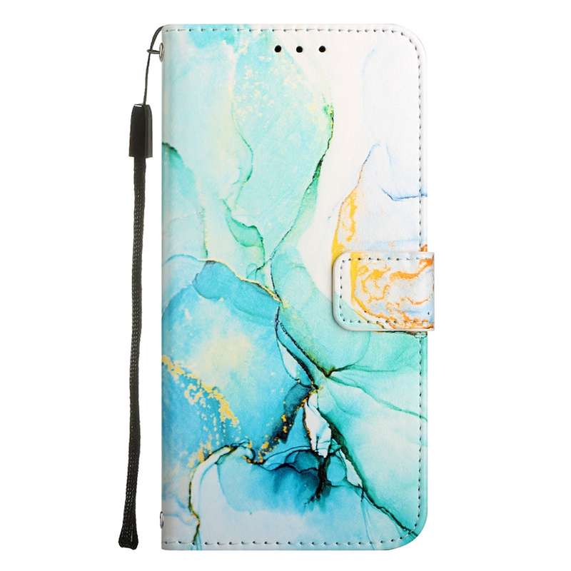 For Ulefone Note 14 PT003 Marble Pattern Flip Leather Phone Case(Green)