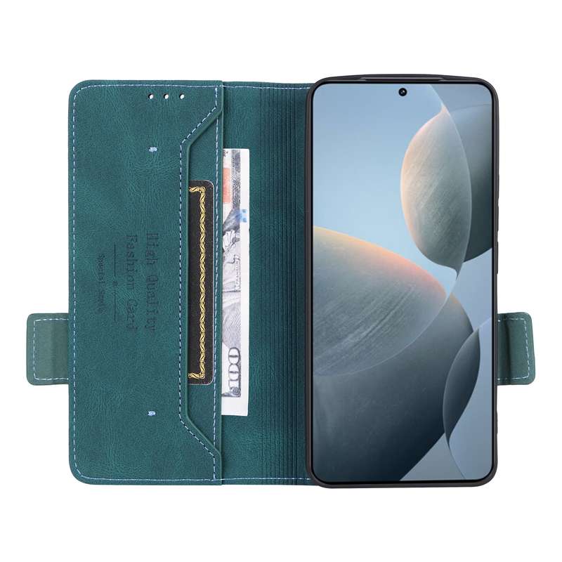 For Xiaomi Redmi K70 / K70 Pro Magnetic Clasp Leather Phone Case(Green)