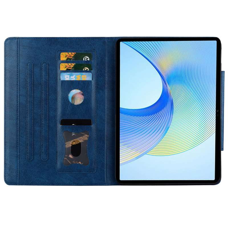 For Honor Pad X9 / X8 Pro Cat Buckle Leather Tablet Case(Royal Blue)