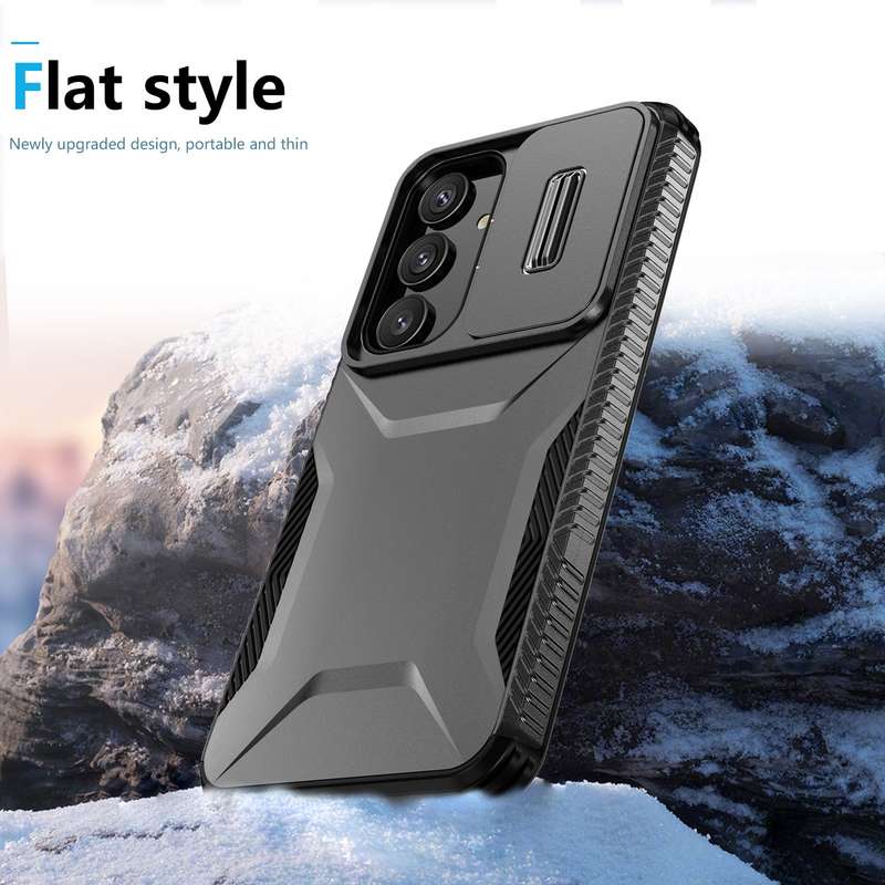 For Samsung Galaxy S24 5G Sliding Camshield Phone Case(Black)