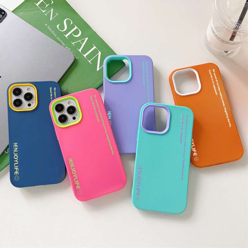 For iPhone 11 Pro Simple Words PC Hybrid TPU Phone Case(Blue)