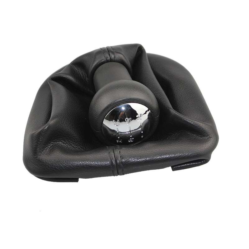 For Peugeot 207 / 307 / CC30 Car 5 Speed Gear Lever Hand Ball Leather Gear Shift Knob with Dustproof