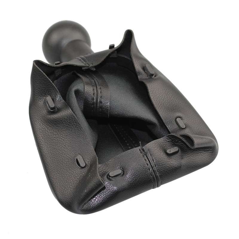 For Peugeot 207 / 307 / CC30 Car 5 Speed Gear Lever Hand Ball Leather Gear Shift Knob with Dustproof