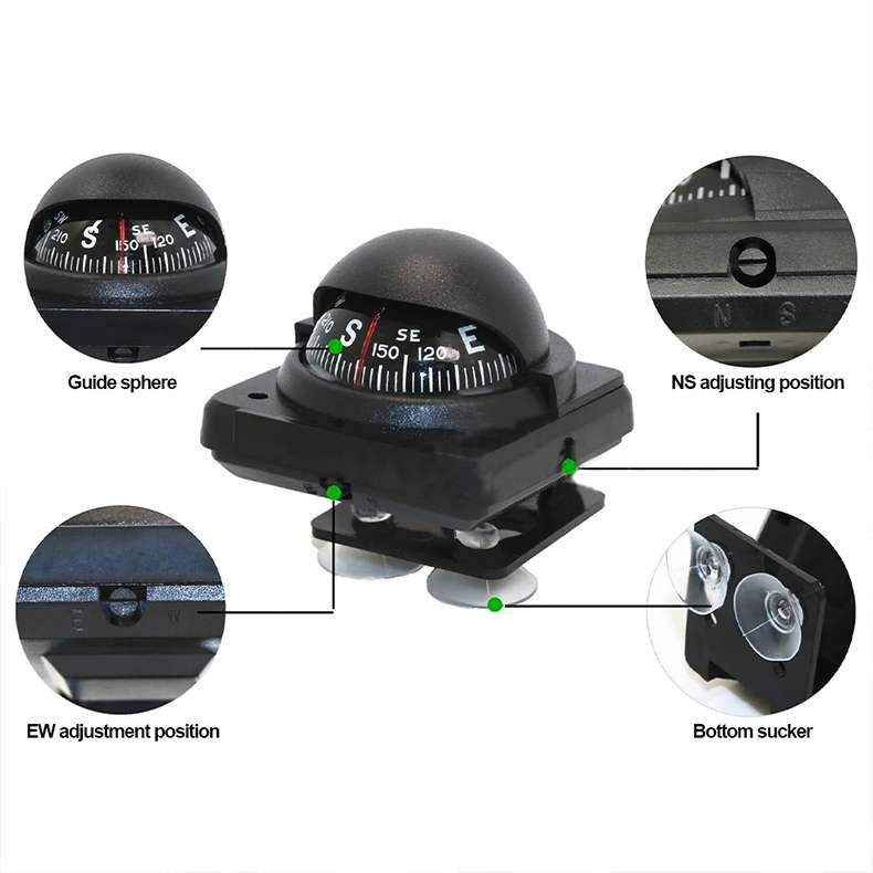 Nisa LC380 Car Compass Ball Car Decoration