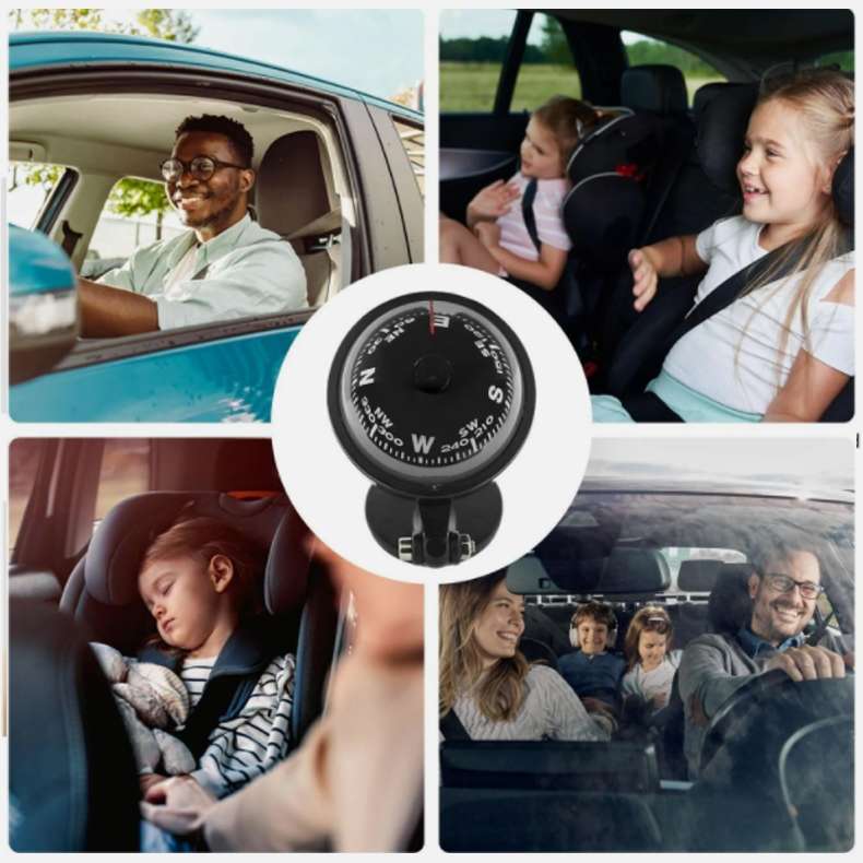 Nisa LC500 Car Compass Ball Car Decoration