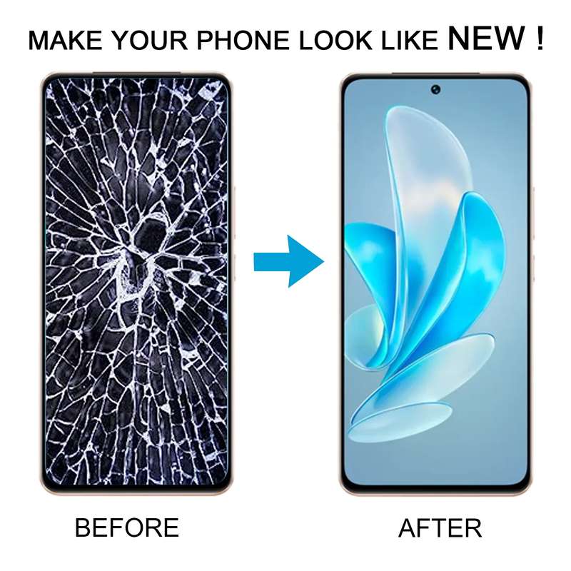 For vivo V30 Lite V2314 Original AMOLED LCD Screen with Digitizer Full Assembly