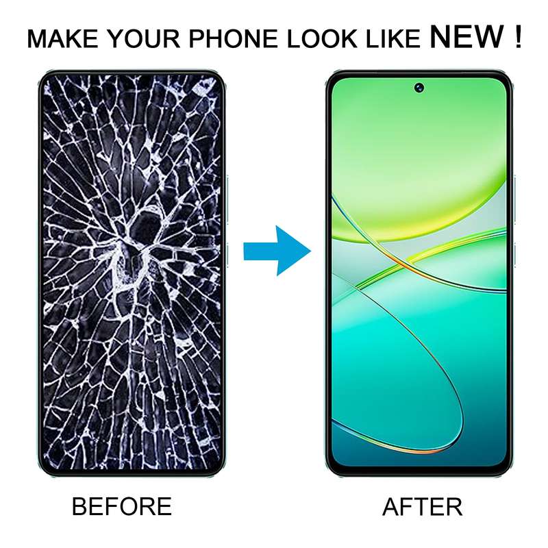For vivo T3 Original AMOLED LCD Screen with Digitizer Full Assembly