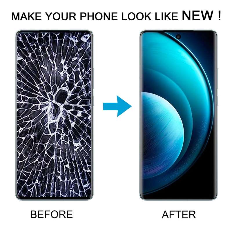 For vivo X100 Pro V2324A V2309 Original AMOLED LCD Screen with Digitizer Full Assembly