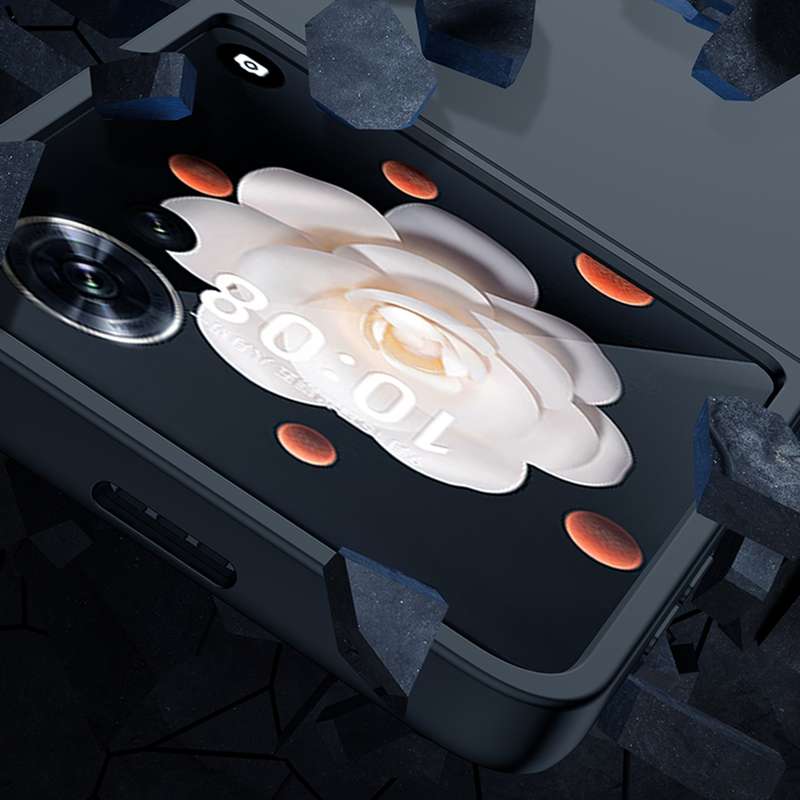 For Honor Magic V Flip Ultra-thin Skin Feel PC Phone Case(White)