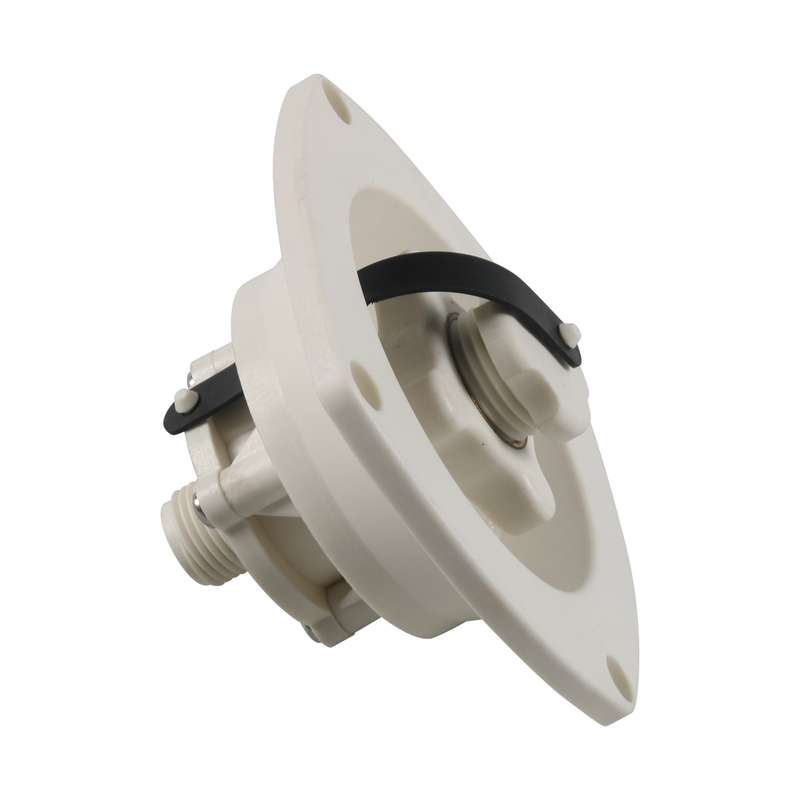 RV Camper Trailer Cars Water Inlet Fill with Screws(White)