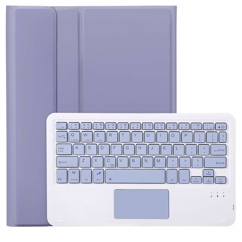 For iPad Air 11 2024 / Air 5 10.9 A098B-A Detachable Ultra-Thin Bluetooth Touch Keyboard Leathe