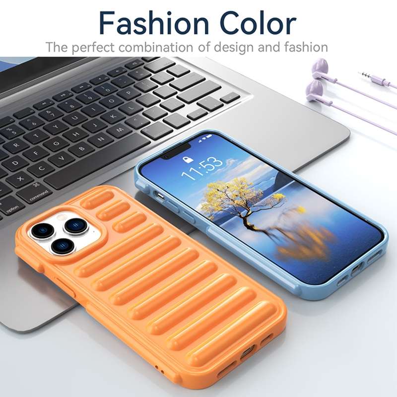 For iPhone 13 Pro Max Capsule Series Candy Color TPU Phone Case(Blue)