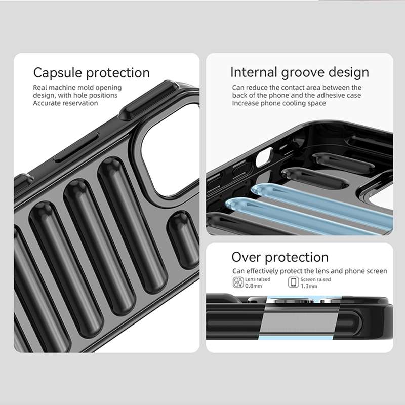 For iPhone 13 Pro Max Capsule Series Candy Color TPU Phone Case(Blue)