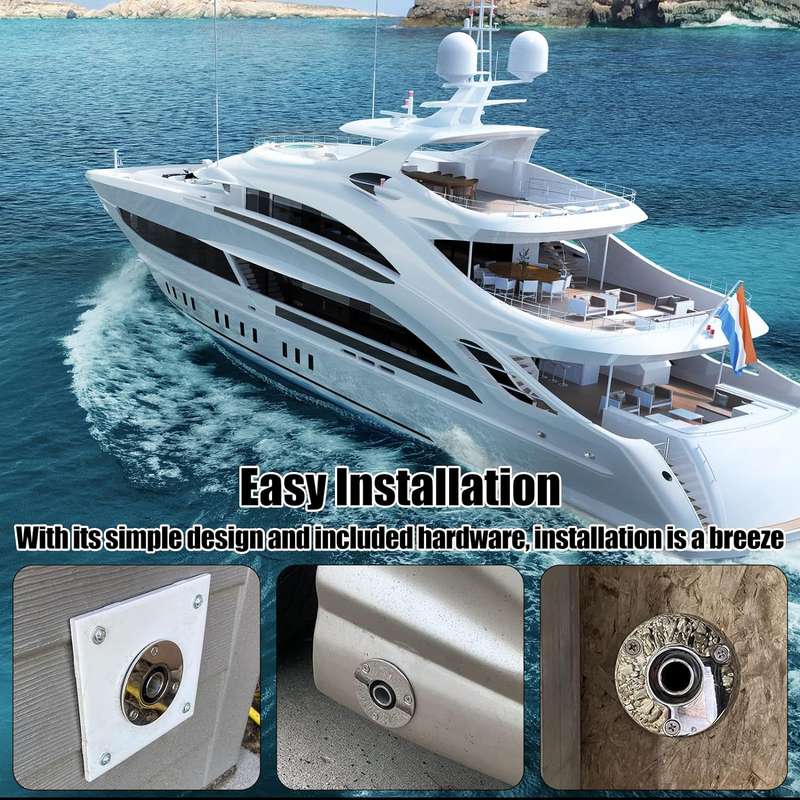 22mm Straight Marine Parking Heater Stainless Steel Vent