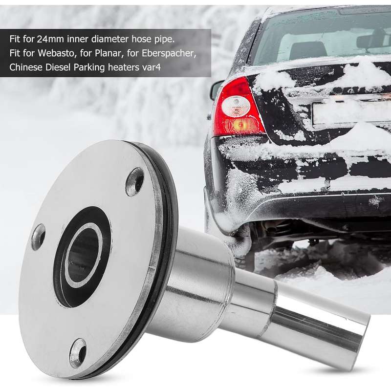 24mm Elbow Marine Parking Heater Stainless Steel Vent
