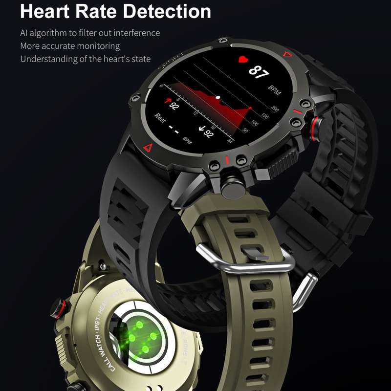 LEMFO TF10 Pro 1.53 inch BT5.2 IP67 Sport Smart Watch, Support Bluetooth Call / Sleep / Blood O